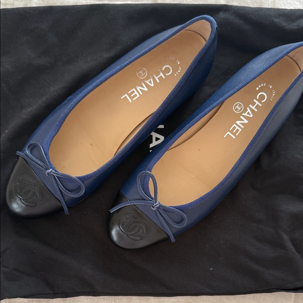 Chanel Lambskin Ballet Flats